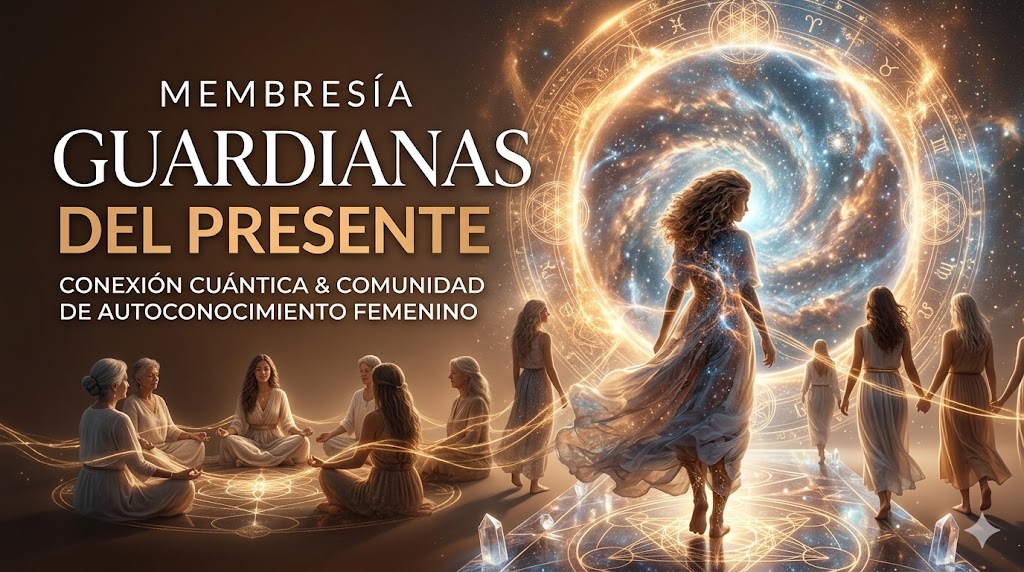 Mujeres en comunidad practicando meditación cuántica hacia un portal de luz, metodología Dr. Joe Dispenza.